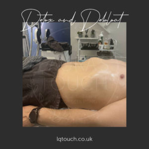 Detox & Debloat client at Laura's Touch, Bromley Clinic