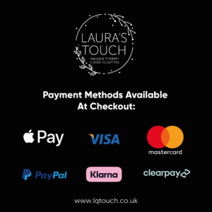 Payment options available at Laura’s Touch 